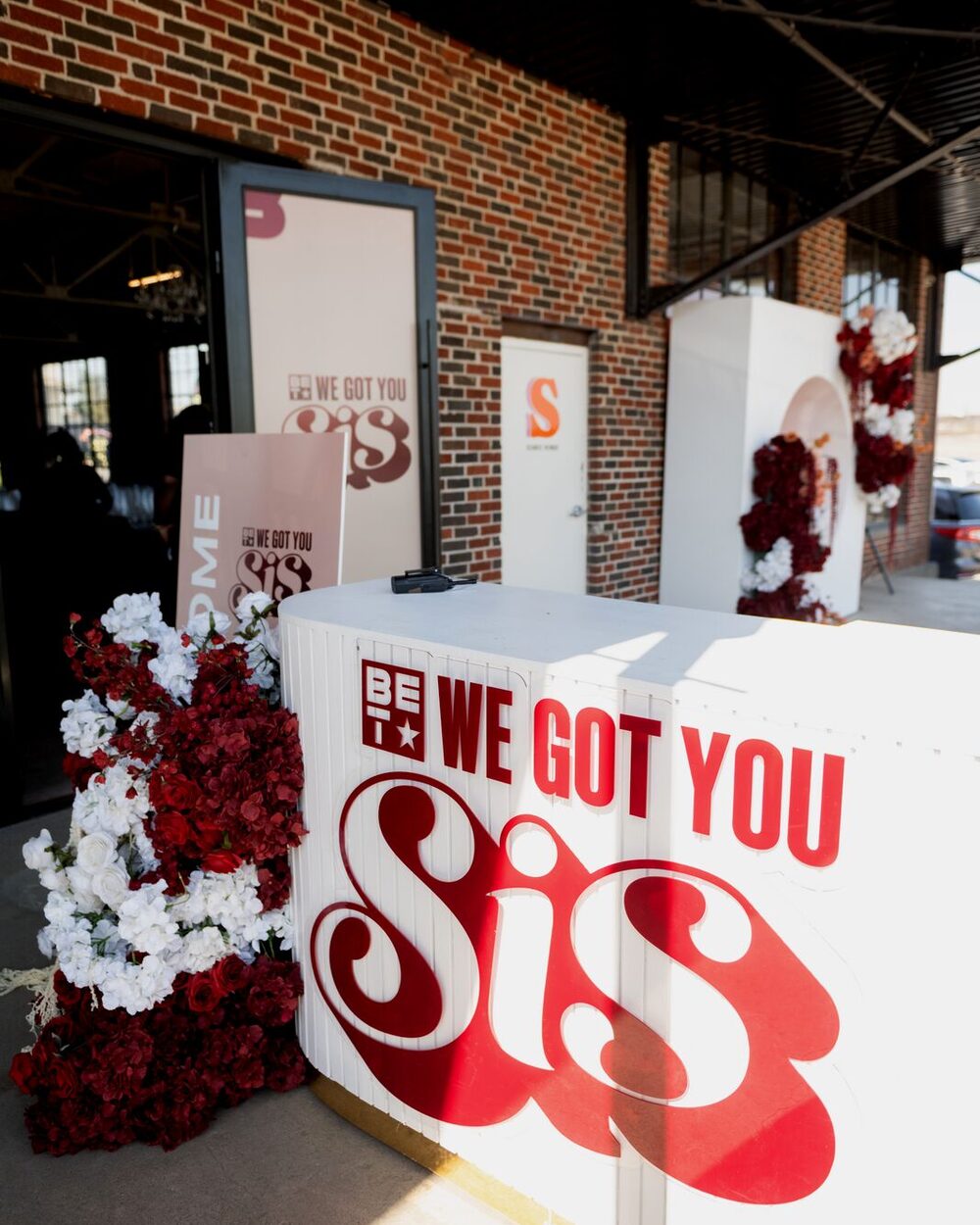Brick House reception setup